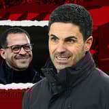 Mikel Arteta, Liam Rosenior, Arsenal