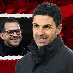 Mikel Arteta, Liam Rosenior, Arsenal