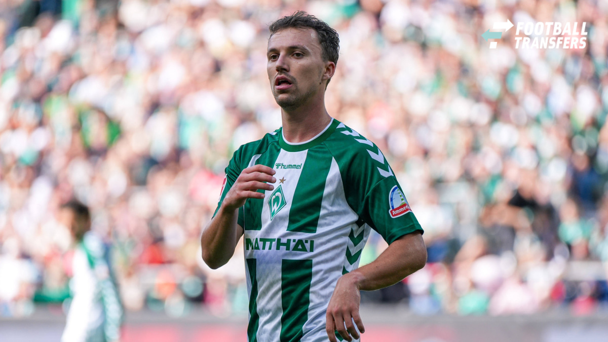 Youri Regeer, Werder Bremen, 44, single shot, portrait, facial expression, emotion, facial gestures, German soccer, Bundesliga, 2026–27 season, Matchday 2, September 5, 2026, Werder Bremen vs. RB Leipzig, Weserstadion, Bremen Copyright: xLeonxFrickx
