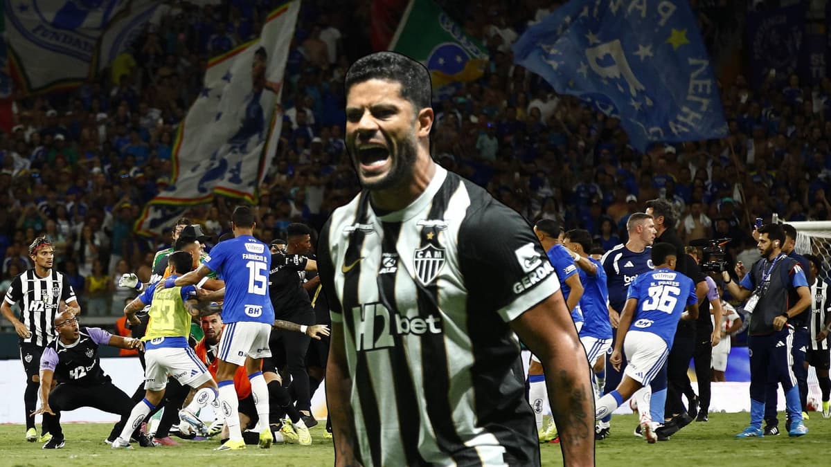 Hulk, Atletico Mineiro, Cruzeiro brawl