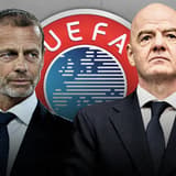 Aleksander Ceferin, Gianni Infantino, UEFA