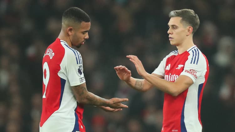Leandro Trossard, Gabriel Jesus, Arsenal, 2024/25