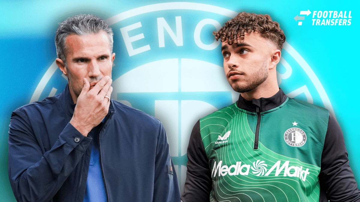 Robin van Persie en Aymen Sliti