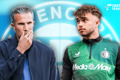 Robin van Persie en Aymen Sliti