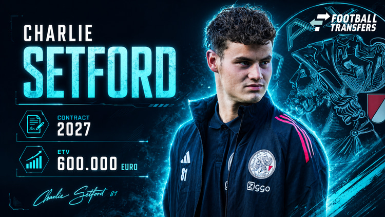 De ETV en contractduur van Charlie Setford.