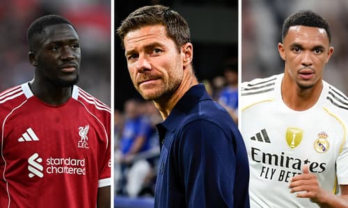 Xabi Alonso, Ibrahima Konate, Trent Alexander-Arnold, Real Madrid