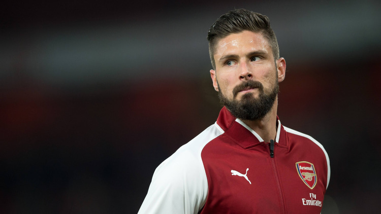 Olivier Giroud was a key member of Arsenal's team.