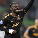 GRONINGEN - Jorthy Mokio of Ajax celebrates scoring the 1-5 during the Dutch Eredivisie match between FC Groningen and Ajax at the Euroborg stadium on October 18, 2026, in Groningen, the Netherlands. SONNY LENSEN ANP Eredivisie 2026 27 xVIxANPxSport...