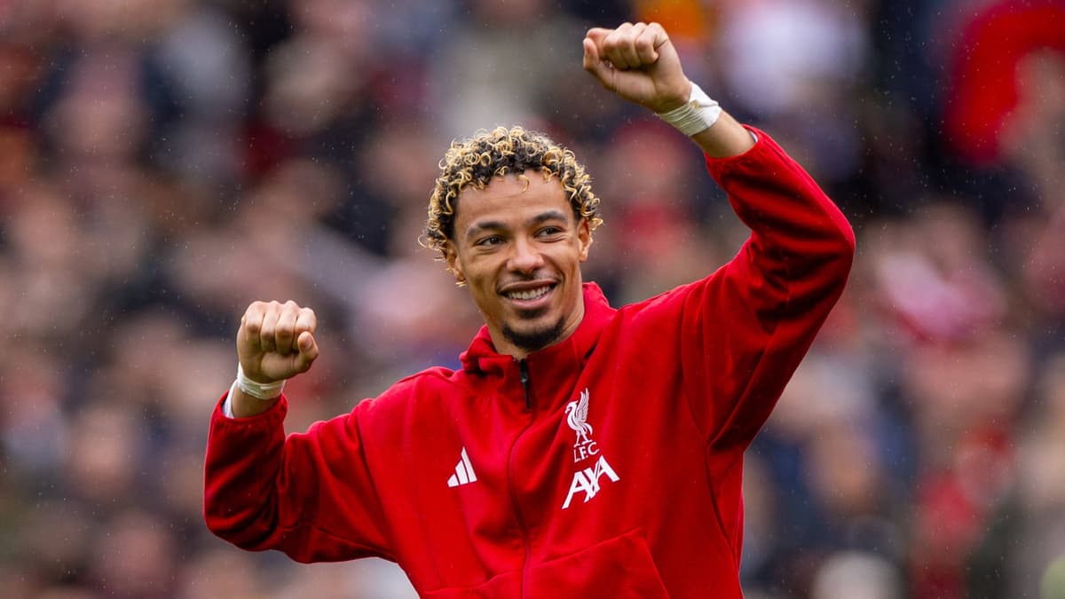 Hugo Ekitike celebrates Liverpool's Premier League win over Everton, 20 September 2025