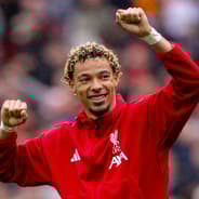 Hugo Ekitike celebrates Liverpool's Premier League win over Everton, 20 September 2025