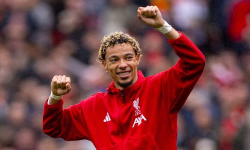 Hugo Ekitike celebrates Liverpool's Premier League win over Everton, 20 September 2025
