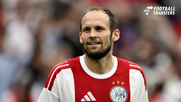 Daley Blind in actie namens Ajax.