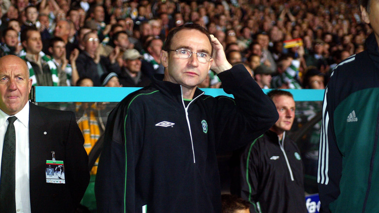 Martin O'Neill's first Celtic tenure lasted from 2000 until 2005