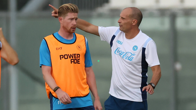 Kevin De Bruyne and Max Allegri have not got off to the best start at Napoli this season.