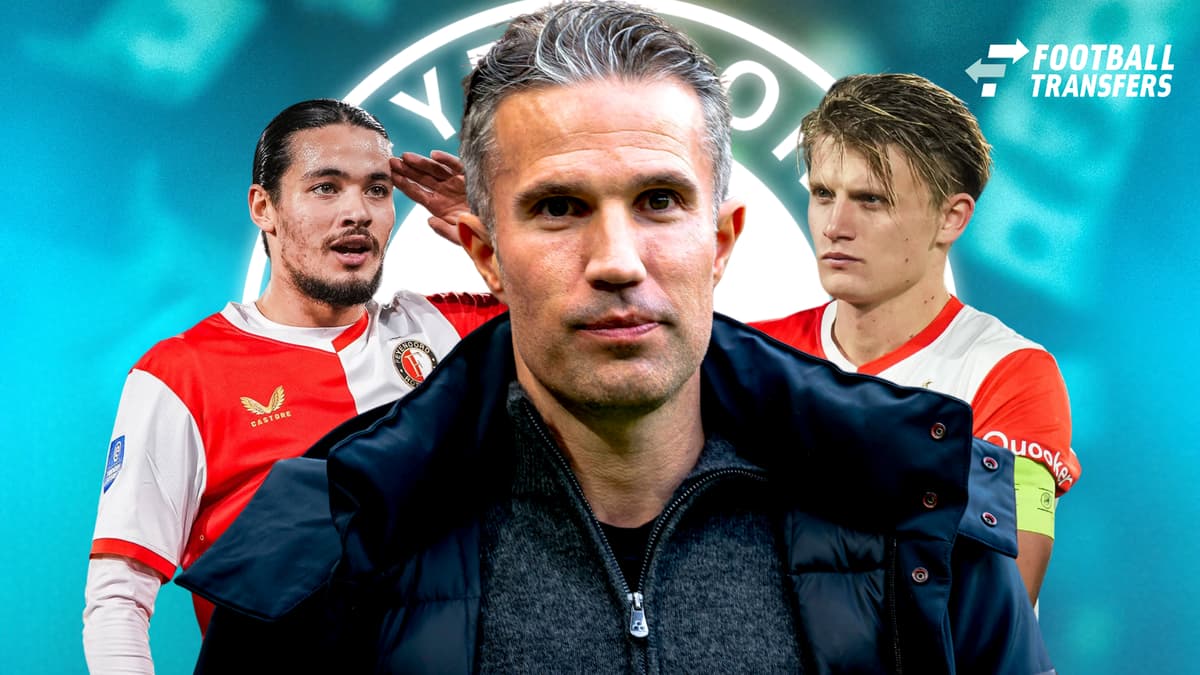 Robin van Persie, Anis Hadj Moussa, Sem Steijn, Feyenoord