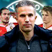 Robin van Persie, Anis Hadj Moussa, Sem Steijn, Feyenoord