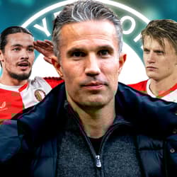 Robin van Persie, Anis Hadj Moussa, Sem Steijn, Feyenoord