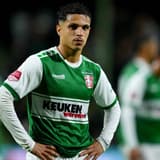 Keuken Kampioen Divisie: FC Dordrecht v FC Emmen Dordrecht - Ayoub Ouarghi of FC Dordrecht during the tenth competition round of the 2026 2027 Keuken Kampioen Divisie season. The match is set between FC Dordrecht and FC Emmen at M-Scores Stadion on ...