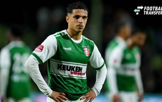 Keuken Kampioen Divisie: FC Dordrecht v FC Emmen Dordrecht - Ayoub Ouarghi of FC Dordrecht during the tenth competition round of the 2026 2027 Keuken Kampioen Divisie season. The match is set between FC Dordrecht and FC Emmen at M-Scores Stadion on ...