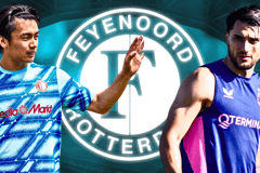 Julián Carranza, Ayase Ueda, Feyenoord