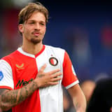 Eredivisie: Feyenoord Rotterdam v AZ Alkmaar Rotterdam - Luciano Valente of Feyenoord Rotterdam during the 33rd competition round of the 2025 2026 Eredivisie season. The match is set between Feyenoord Rotterdam and AZ Alkmaar at De Kuip on 10 May 20...