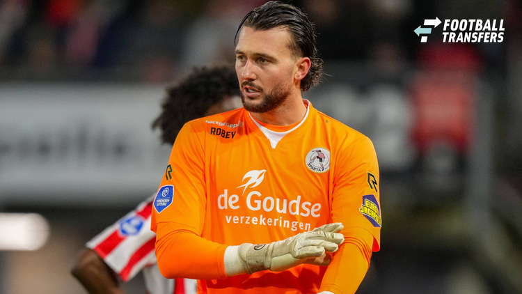 Joël Drommel in het shirt van Sparta Rotterdam in het seizoen 2025/26.