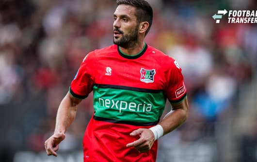 NIJMEGEN , 05-09-2026 , Stadium De Goffert , season 2026 2027 , Dutch Eredivisie football , match between NEC Nijmegen and Feyenoord Rotterdam , picture shows NEC Nijmegen player Dusan Tadic NEC - Feyenoord  x206506945x Copyright: