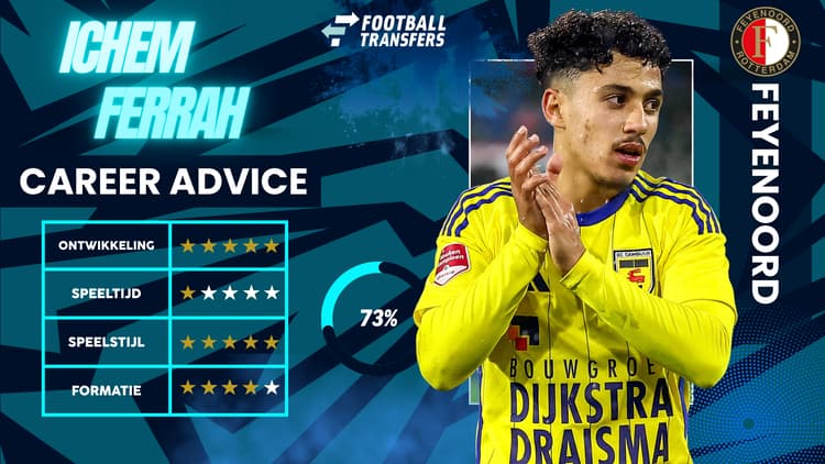 De Club Fit van Ichem Ferrah met Feyenoord.