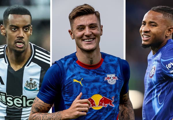 Alexander Isak, Benjamin Sesko, Christopher Nkunku, transfer rumours today