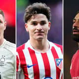 Elliot Anderson, Julian Alvarez, Mohamed Salah