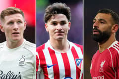 Elliot Anderson, Julian Alvarez, Mohamed Salah