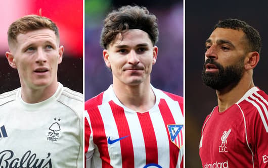 Elliot Anderson, Julian Alvarez, Mohamed Salah