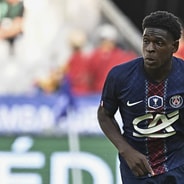 Emmanuel Mbemba in PSG U19 action, Coupe Gambarella final 2025/26