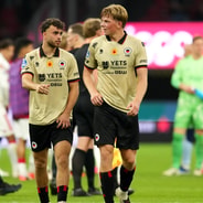 Eredivisie: AFC Ajax v Excelsior Rotterdam Amsterdam - Aymen Sliti of Excelsior Rotterdam, Jan Plug of Excelsior Rotterdam during the seventh competition round of the 2026 2027 Eredivisie season. The match is set between AFC Ajax and Excelsior Rotte...