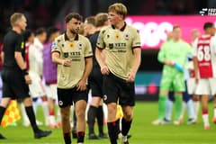 Eredivisie: AFC Ajax v Excelsior Rotterdam Amsterdam - Aymen Sliti of Excelsior Rotterdam, Jan Plug of Excelsior Rotterdam during the seventh competition round of the 2026 2027 Eredivisie season. The match is set between AFC Ajax and Excelsior Rotte...
