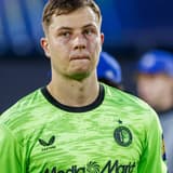 ROTTERDAM - Feyenoord goalkeeper Tjark Ernst prior to the UEFA Champions League match between Feyenoord and Como 1907 at Stadion Feijenoord on October 14, 2026 in Rotterdam, the Netherlands. WART BRINKERHOF ANP UEFA Champions League 2026 27 xVIxANPx...