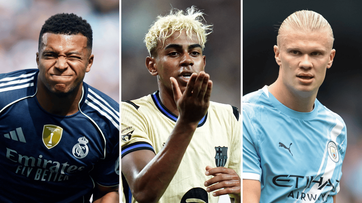 Kylian Mbappe, Lamine Yamal, Erling Haaland