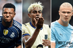 Kylian Mbappe, Lamine Yamal, Erling Haaland