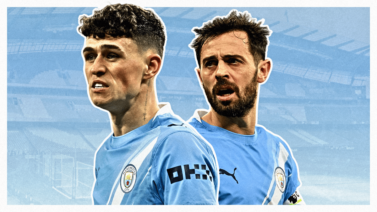 Phil Foden, Bernardo Silva, Man City