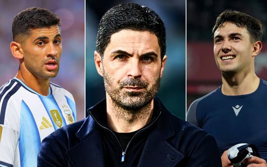 Mikel Arteta, Cristian Romero, Martin Zubimendi, Arsenal