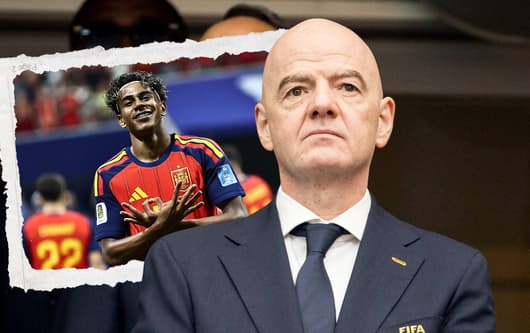 Gianni Infantino, Lamine Yamal