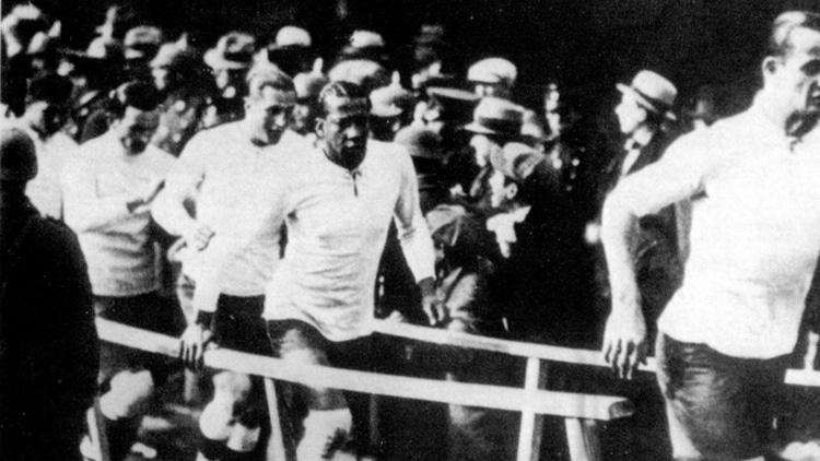 Players at the 1930 World Cup