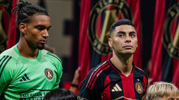 Jayden Hibbert and Miguel Almiron
