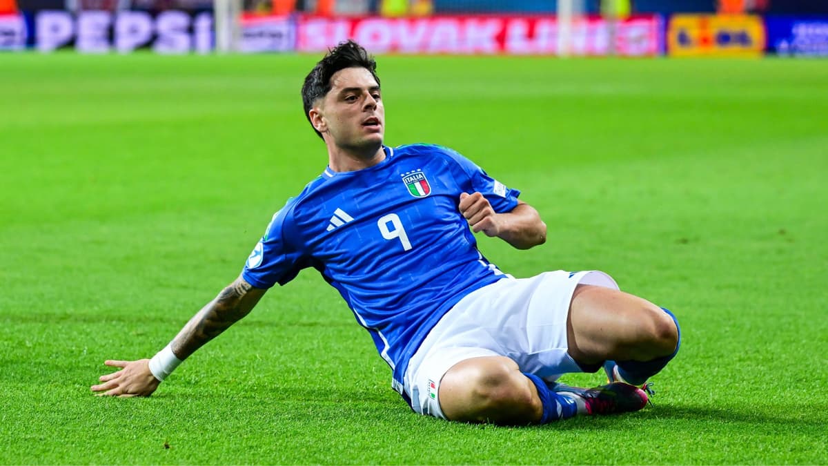 Celtic are targeting a loan move for Napoli striker Giuseppe Ambrosino, who celebrated after scoring for Italy U21