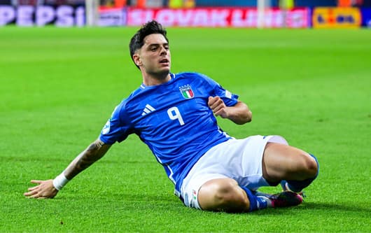 Celtic are targeting a loan move for Napoli striker Giuseppe Ambrosino, who celebrated after scoring for Italy U21