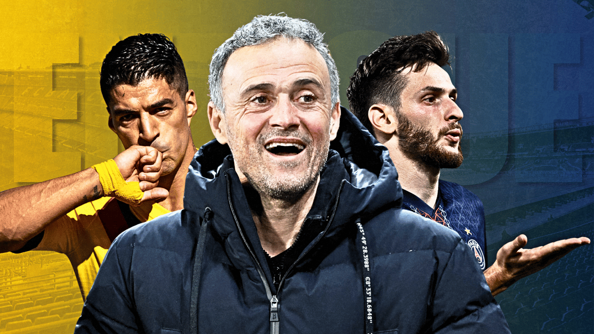 Luis Suarez, Luis Enrique, Khvicha Kvaratskhelia