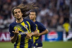 Matteo Guendouzi was involved in a brawl in Fenerbahce's Champions League match with Lyon
