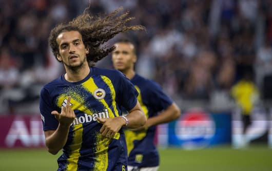 Matteo Guendouzi was involved in a brawl in Fenerbahce's Champions League match with Lyon
