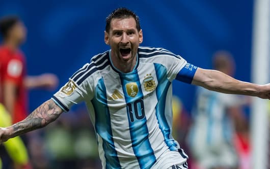Lionel Messi celebrates scoring for Argentina vs Egypt, World Cup 2026