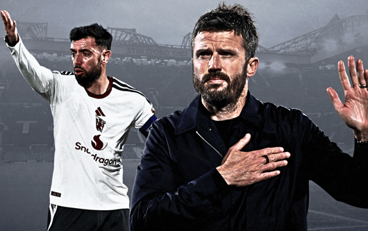 Bruno Fernandes, Michael Carrick, Man Utd